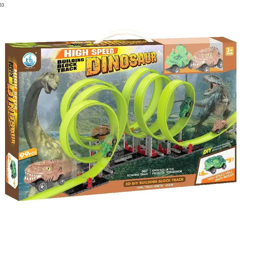 Pista de Carros Dinosaurio